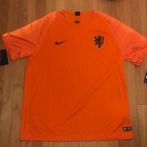 Orange Nike Netherlands 2018 Soccer Jersey